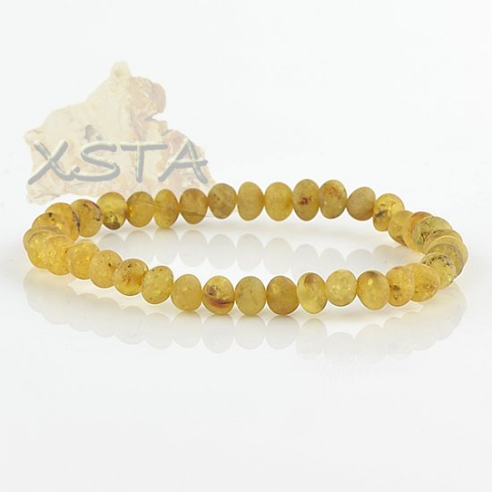 Baltic amber bracelet raw beads